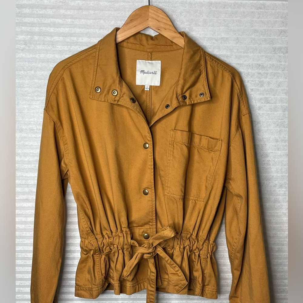 MADEWELL Southlake military Jacket Dark Sahara Size Small